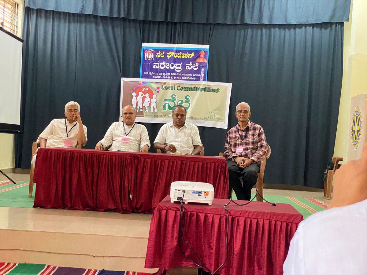 nelefoundation's tweet photo. Nele Annual Meet of Trustees and Local Commitee Members graced by our leaders Shri Thippeswamy Shri Sudhakar, Shri Krisnamurthy held at Nele Narendra https://t.co/gmPqBXKjSU
