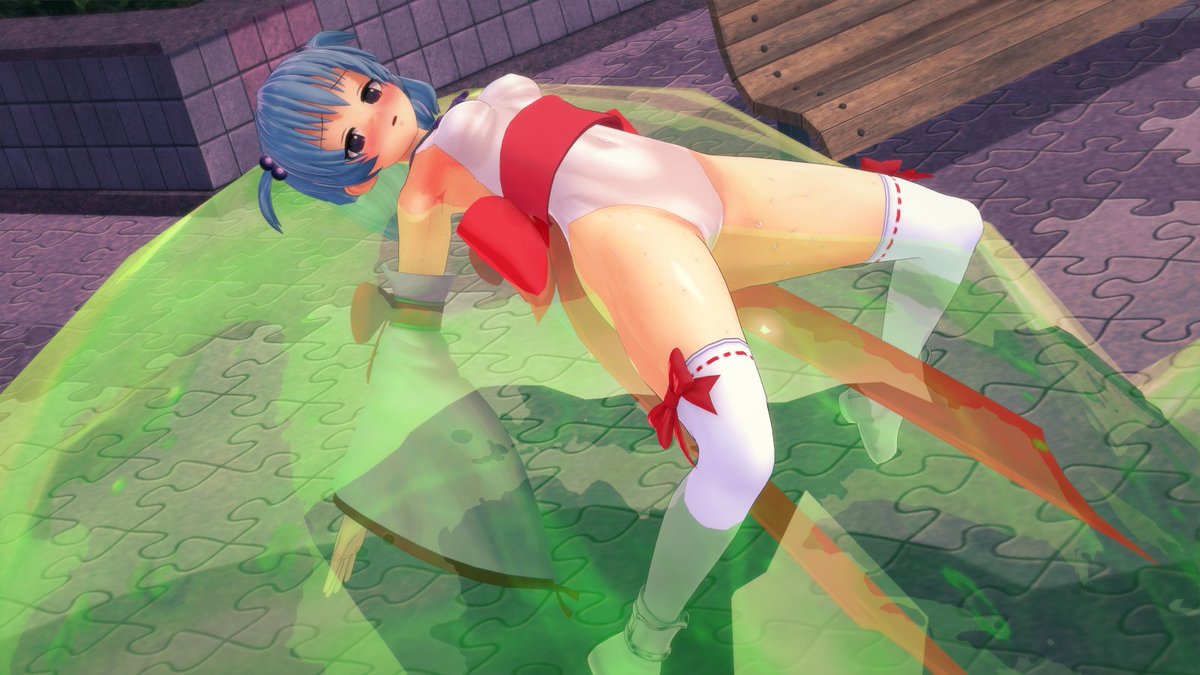 スライムに不覚を取った退魔士ちゃん 