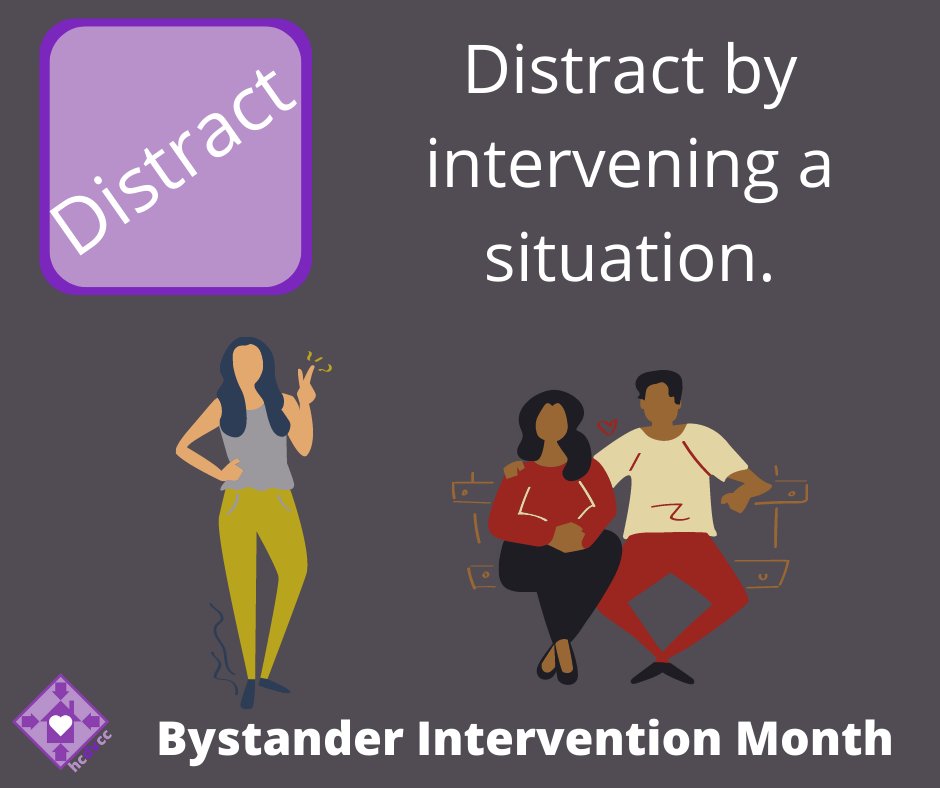 HCDVCCHou's tweet photo. Ways you can interrupt a situation:

📌Act like you know the person
📌Create a loud sound
📌Ask a question to one of them

#HCDVCC #NeverAlone #HoustonDomesticViolence #BystanderInterventionMonth #ActiveBystander #5DsForActiveBystander #IntimatePartnerViolence https://t.co/mMiqIkxhNI