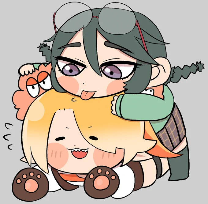  これが巷で大流行中のさかめ×うにうーにの「さかうーに」や #絵にうーに 