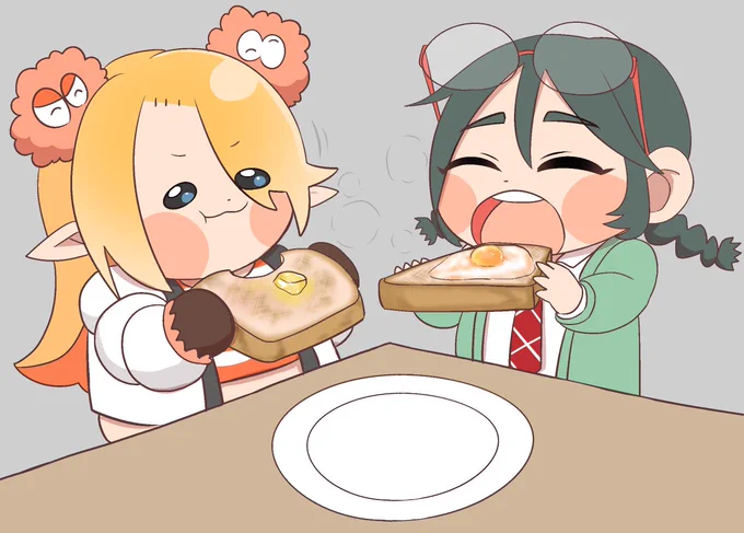  これが巷で大流行中のさかめ×うにうーにの「さかうーに」や #絵にうーに 