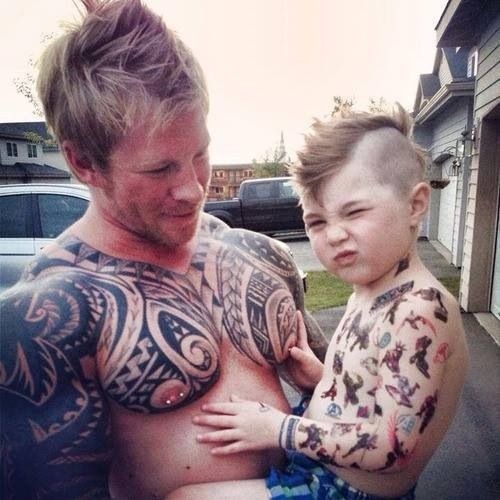 Pregunta seria:

¿¿SI TIENES TATTOOS, DEJARÍAS QUE TUS HIJOS SE TATÚEN??