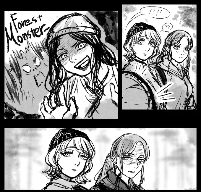 ホラー漫画と言ってコメディ入れてくスタイル 