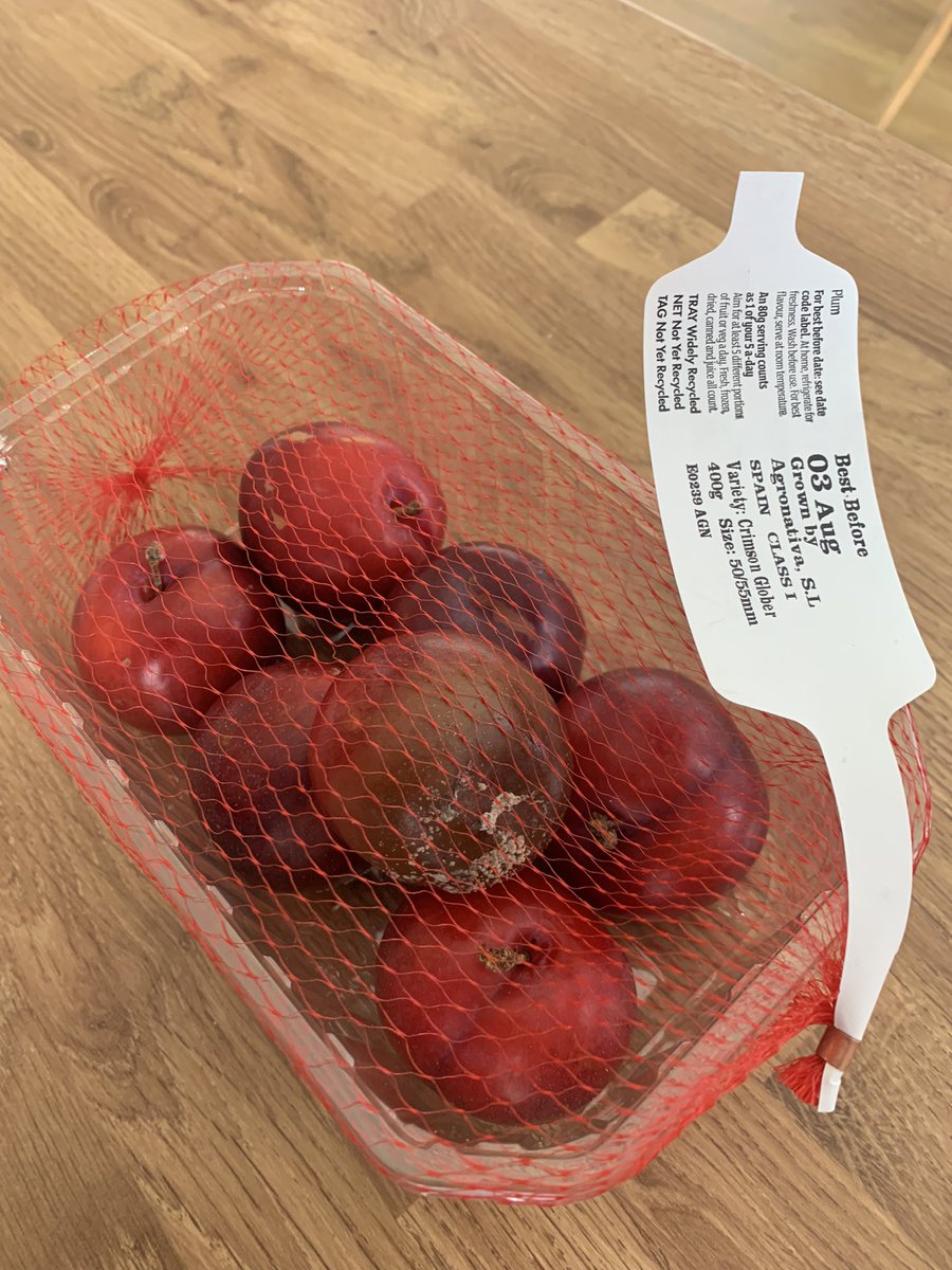 ChrisSmith11's tweet photo. @sainsburys had these delivered yesterday evening. Still in date. Unopened and one of them is already mouldy. https://t.co/IK4urJgBN6