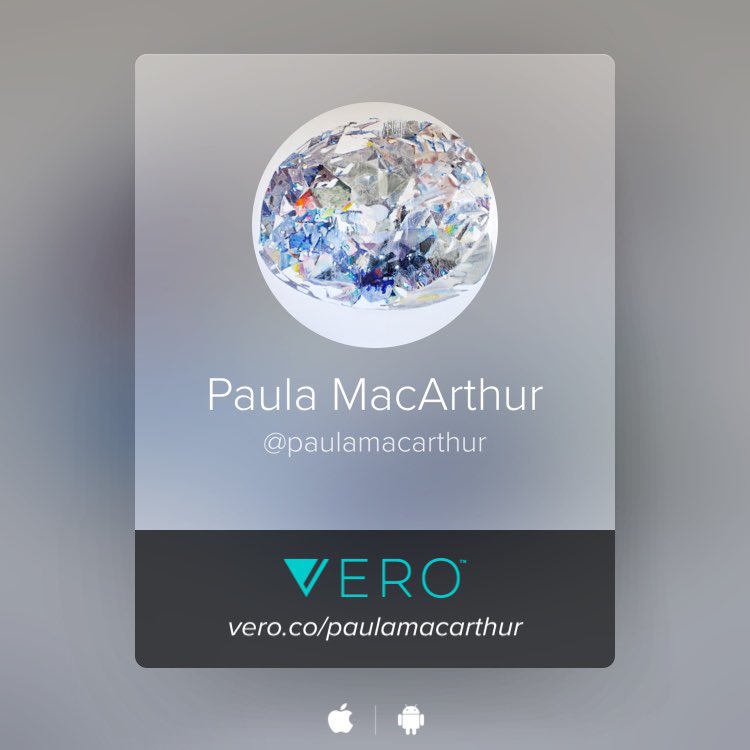 Join me on VERO.
vero.co/paulamacarthur