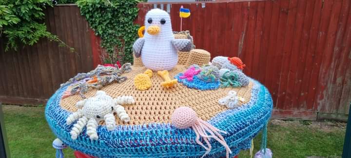 Perton very talented crochet fairy's. 
Thank you 👏 We do like to be beside the seaside!!!