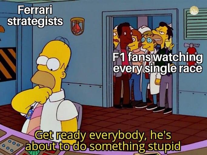 jungwoop_'s tweet photo. Ferrari do be getting on my nerves lately
#HungarianGP #Leclerc #Ferrari https://t.co/YdlVEItuTx