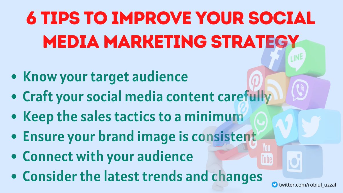 6 Tips To Improve Your Social Media Marketing Strategy
.
.
.
.
.
.
#socialmedia #socialmediamarketing #socialmediatips #socialmediastrategy #socialmediamanager #socialmediamanagement #socialmediamarketingtips #socialmediatip #socialmediaexpert #socialmediaadvertising