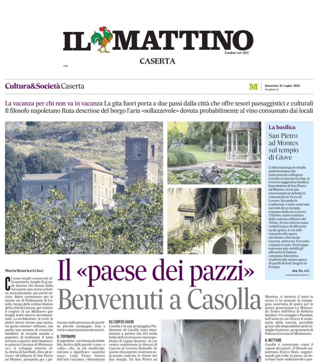 #ilmattino #caserta #31luglio #casolla