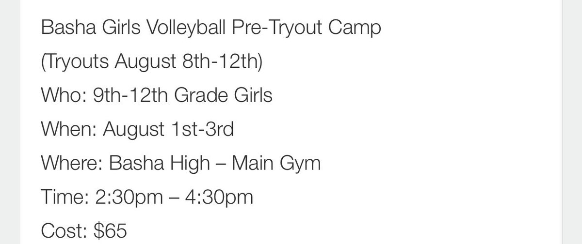 Basha HS Volleyball tweet media