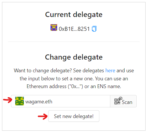 xwagame's tweet photo. 14/ @OptimismGov 🗳️
Redelegating your current $OP stack could be a good idea, since it demonstrates genuine interest in Optimism Governance 🤔💡

TO DO: Delegate/Redelegate your current $OP to wagame.eth with the tool https://t.co/QMMFQt8VdE from @DanieleSalatti 🙏 https://t.co/b6GfhiC3Fn