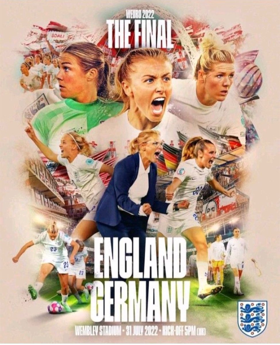 From the ladies in team #pcp to the #lionesses in team #england we wish you all the best today! 
⚽️