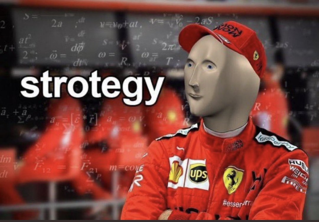 Ferrari'nin stratejisi yine şaşırtmıyor... #HungarianGP #F1 #Formula1