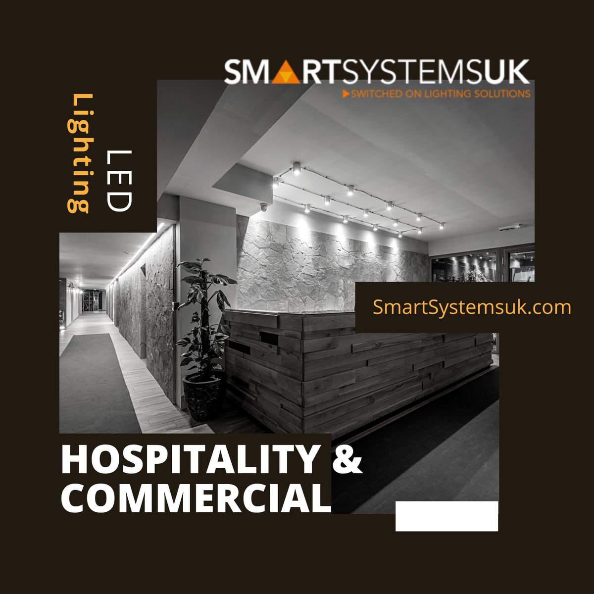 For commercial lighting that sets the mood, talk to Smart Systems UK this week. For all your external or internal illumination needs, we're here to help! ☎️ 024 7636 4400
