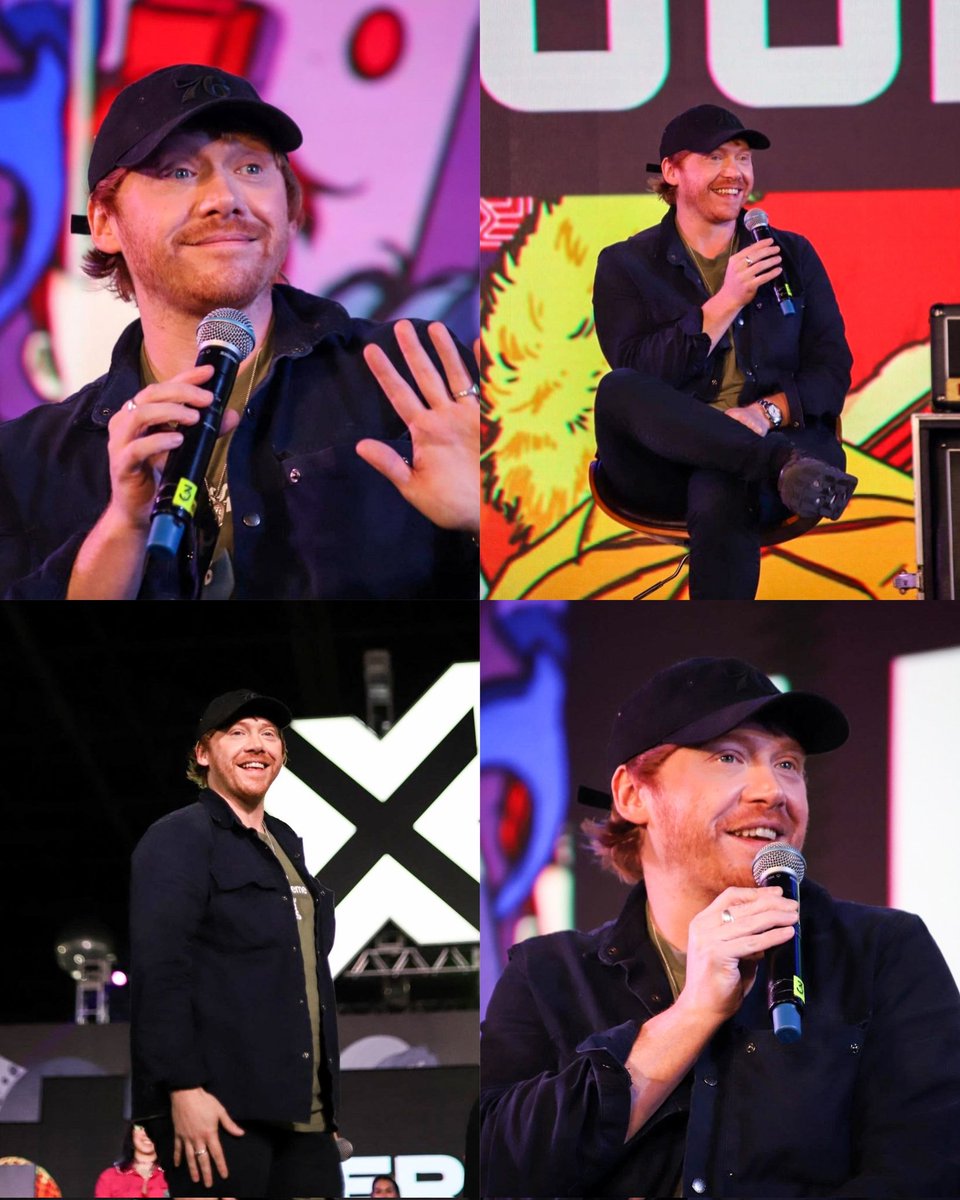 grinterest88's tweet photo. Rupert Grint's #UCCONX22 Day 1: Panel and Stage

His day 2 will start any minute now! https://t.co/RYqw5twx0E
