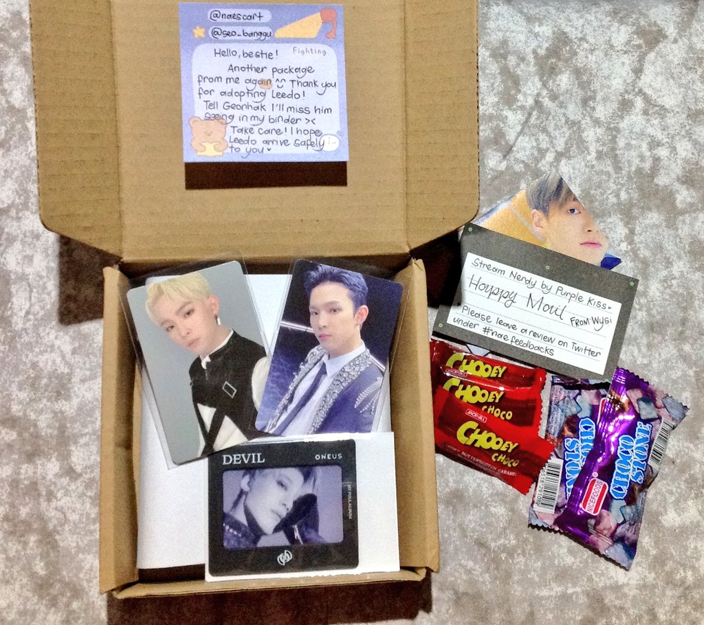 seo_banggu's tweet photo. I was surprised when I got home bcs of this!! I feel so lucky & happy bestieee @d_ngjyou! Thank you sm for making me adopt leedo π«Ά I'll take care of him from now on π₯Ή aND FOR THE KEONHEE & sweet FREEBIES?! IM GONNA CRI IT'S TOO PRETTY! ilysm π₯Ίπ€#naefeedbacks @official_ONEUS https://t.co/Eyp5Bu279J