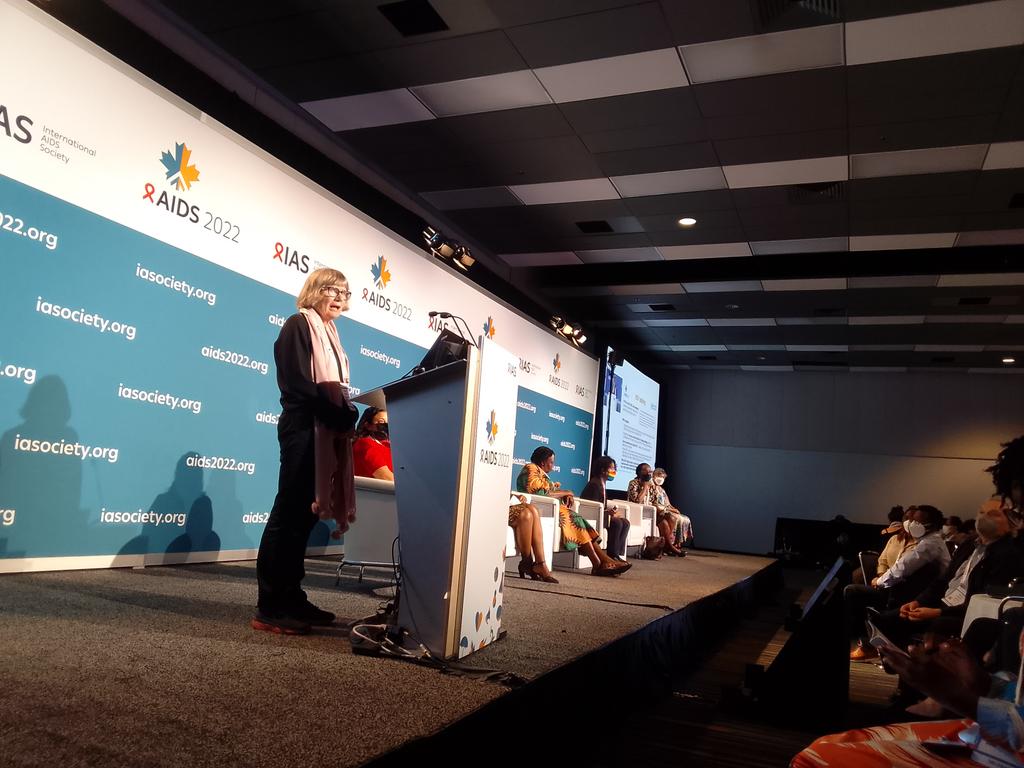 Happening now #AIDS2022 Rachel Baggaley @WHO discussing injectable Cabotegravir guidance. The future of #HIV #prevention has something for everyone. @fhi360 @LVCTKe @lilianotiso @frontlineaids @NASCOP @NACC_Kenya