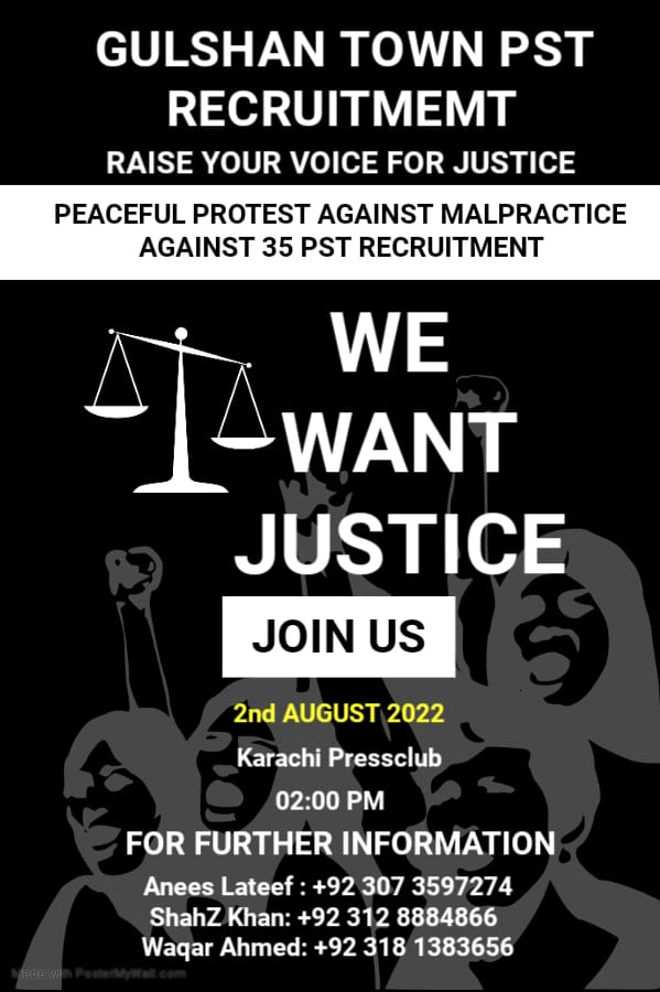 Nisah_nisahhh's tweet photo. #ProtestGulshanTownKE
#Gulshantown
#Protest
#ProtestAgainstInjustice
#GulshanTown
#DistrictKarachiEast
#IBA_PST_JEST https://t.co/8NYbTYrBNk