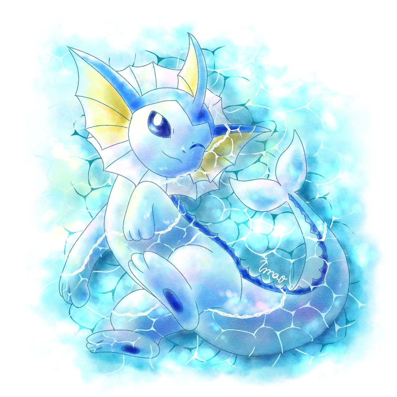 Mao とける 水の日 シャワーズ ポケモンイラスト T Co Ekm5kjnd3u Twitter