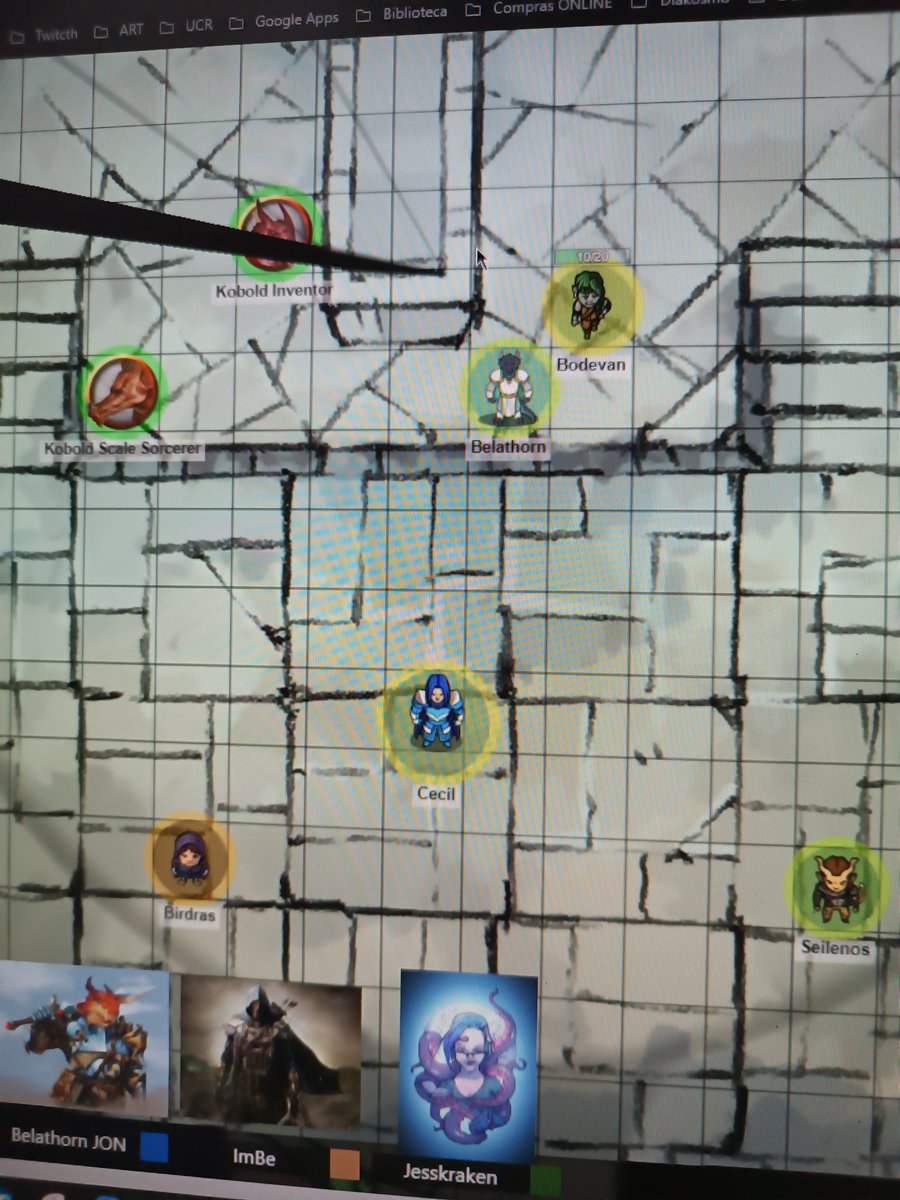 JESSKRAKEN's tweet photo. Así estuvo la partida de #dnd anoche... https://t.co/RnzRj1M1us