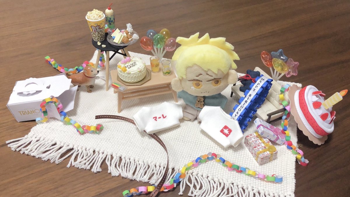 dobenaaa's tweet photo. ﾅｰﾁｬﾝ！誕生日おめでとう！

⚠︎自作ぬい 20220801 ライナー 誕生日🎂 https://t.co/OZ6a3ZQdTU