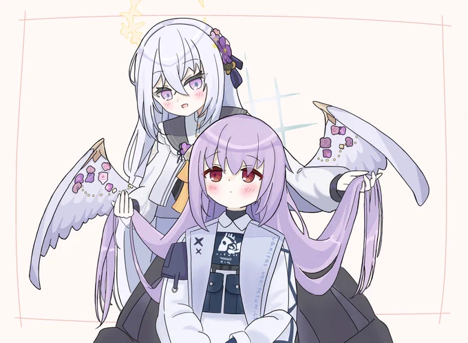 #ブルアカ 髪結んであげる 