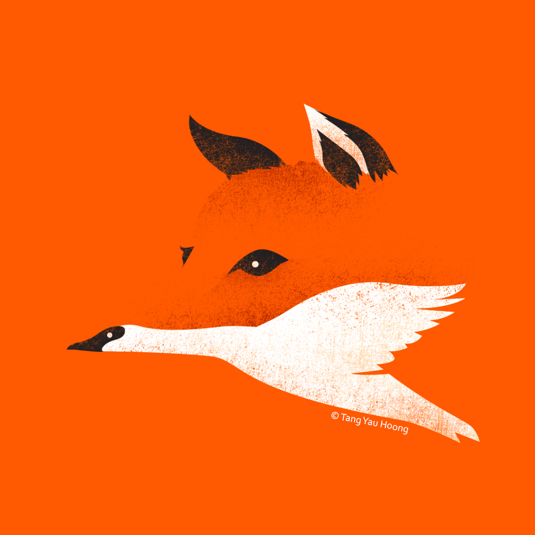 GM from the flying fox
#art #negativespace #illustration