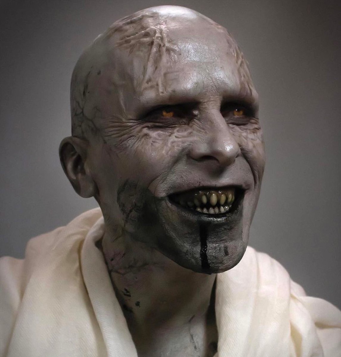 CinemaDrive_'s tweet photo. Christian Bale’s Gorr makeup test for #ThorLoverAndThunder ⚡️ https://t.co/t8rpdYqilG