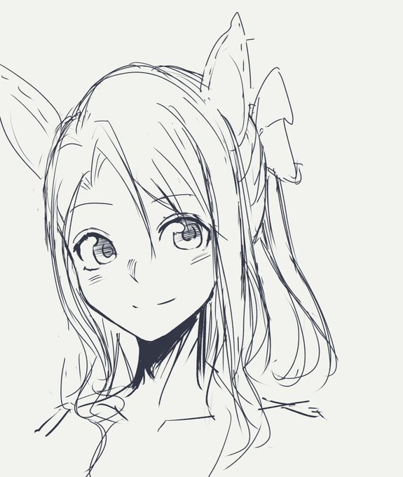 #キングのヘアアレンジ妄想
 ①ポニテ 