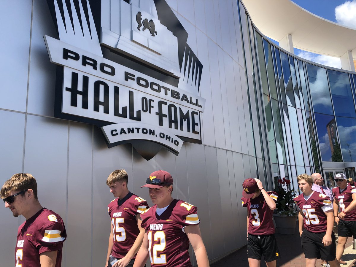MeigsFb's tweet image. Meigs Marauder Football Team trip to @ProFootballHOF and Benson Stadium. A Special Thank You to Dr. Kelly Roush and Holzer for sponsoring our trip.
#MeigsFootball
#ProFootballHallofFame