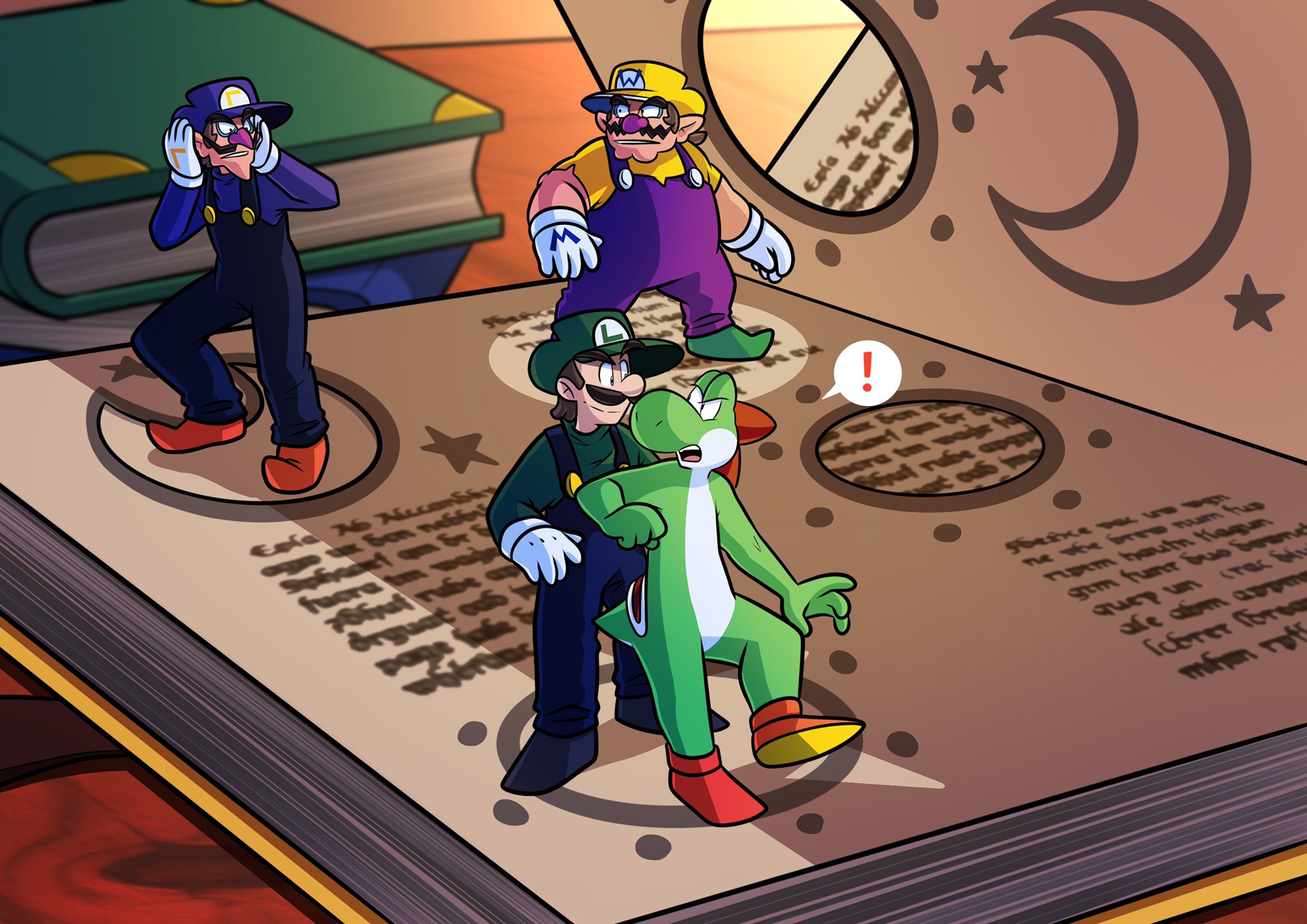 Mario Og Luigi Og Wario Og Waluigi Og Yoshi 