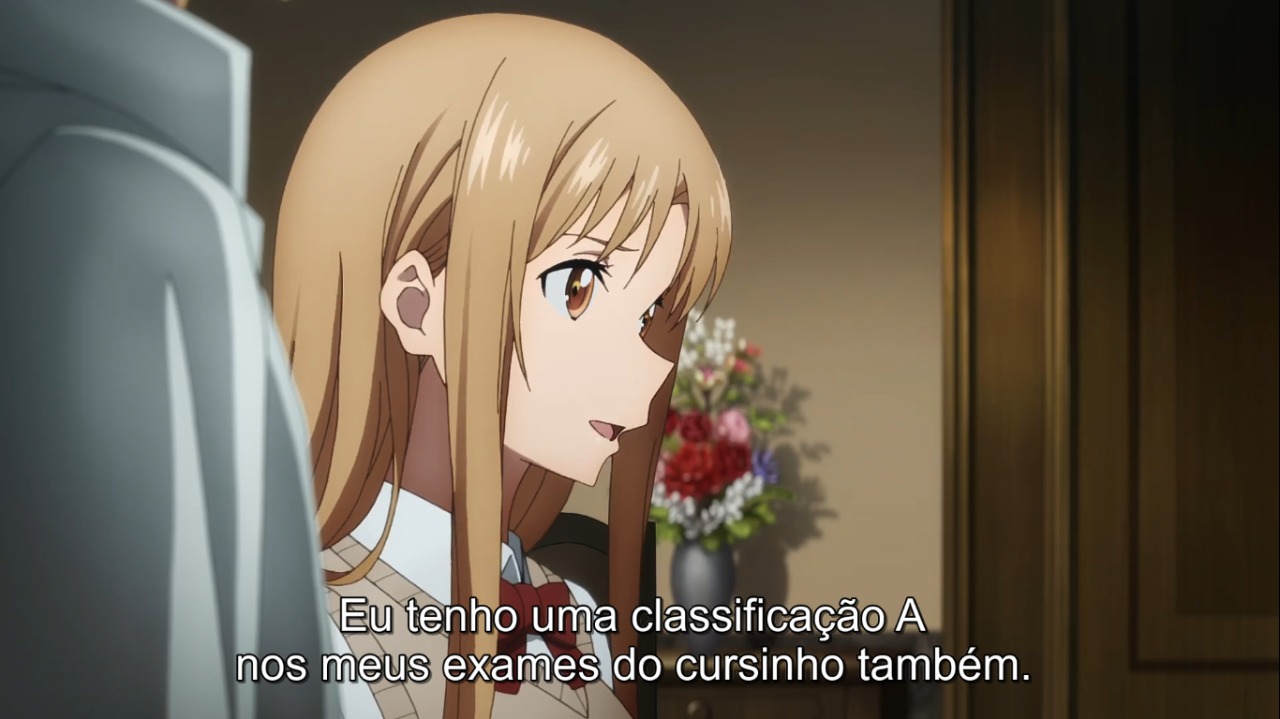 Sword Art Online BRA 🇧🇷 on X: O dialogo de Asuna e a mãe segue um ritmo  diferente do mangá, mesmo tendo a mesma função narrativa. No filme, o  dialogo se dirige