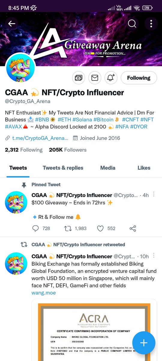 KrishSS4's tweet photo. @Crypto_GA_Arena https://t.co/w4R7fmYZ8B