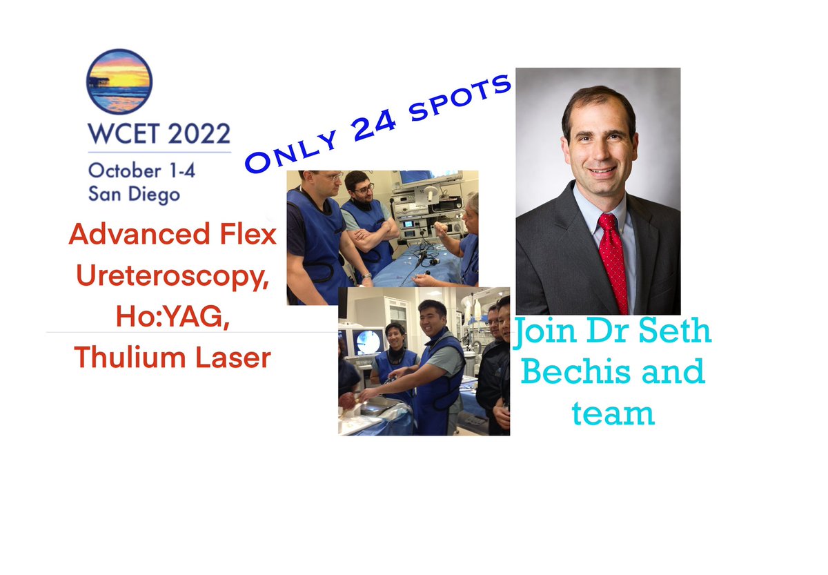 Roger Sur (@roger_sur) on Twitter photo Deadline Tomorrrow– Complimentary 24 spots --Hands On Course <a href="/Endo_Society/">Endourological Society</a> <a href="/BechisUrology/">Seth Bechis</a> <a href="/StoneCrushed/">Ryan Hsi</a> <a href="/noahcanvasser/">Noah Canvasser</a> <a href="/DrKScotland/">Dr. Kymora (Kee-more-uh) Scotland MD PhD</a> <a href="/KSternAZ/">Karen Stern MD</a> Dr Jonathan Berger <a href="/UCSD_Urology/">UCSD Urology</a> WCET2022.org Register: app.smartsheet.com/b/form/5a3c4e3… Deadline Tomorrrow– Complimentary 24 spots --Hands On Course <a href="/Endo_Society/">Endourological Society</a> <a href="/BechisUrology/">Seth Bechis</a> <a href="/StoneCrushed/">Ryan Hsi</a> <a href="/noahcanvasser/">Noah Canvasser</a> <a href="/DrKScotland/">Dr. Kymora (Kee-more-uh) Scotland MD PhD</a> <a href="/KSternAZ/">Karen Stern MD</a> Dr Jonathan Berger <a href="/UCSD_Urology/">UCSD Urology</a> WCET2022.org Register: app.smartsheet.com/b/form/5a3c4e3…