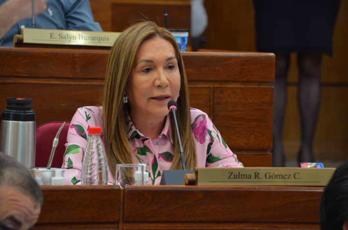 Participo con pesar el fallecimiento de la colega senadora Zulma Gómez, extiendo mis sentidas condolencias a la familia, amigos y colegas del PLRA.