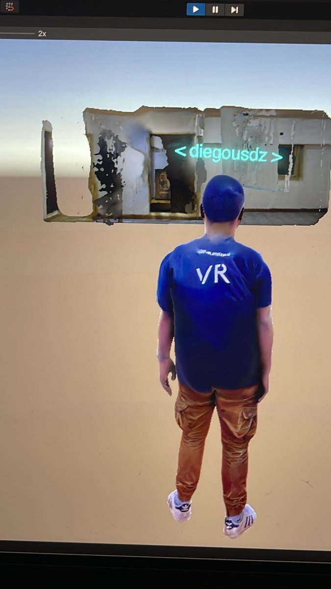 DiegoUSDZ's tweet image. I added URP and post processing effects to this sample made in #unity3D

I added my nickname on top of my avatar that has my real scale.

Just to make a little more obvious who you are passing my or playing with in the mixed realities future #in3d