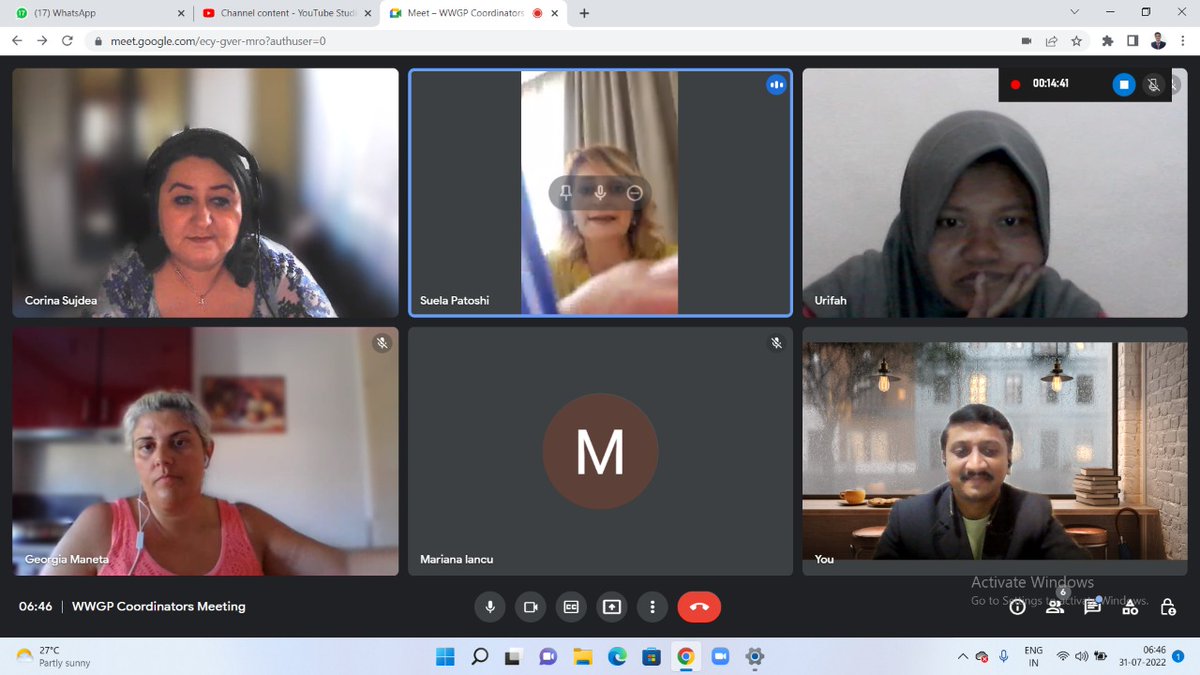 AnkushGawandezp's tweet photo. #world_wide_green_project 
#Save_Environment #save_future 
#WWGP_Coordinators_meeting 
Get together on the occasion of International friendship day 2022
We discussed much more about educational and environmental
@wakelet @quivervision @MicrosoftFlip @MicrosoftEDU @NatGeoEducation https://t.co/sThnvtJKI5