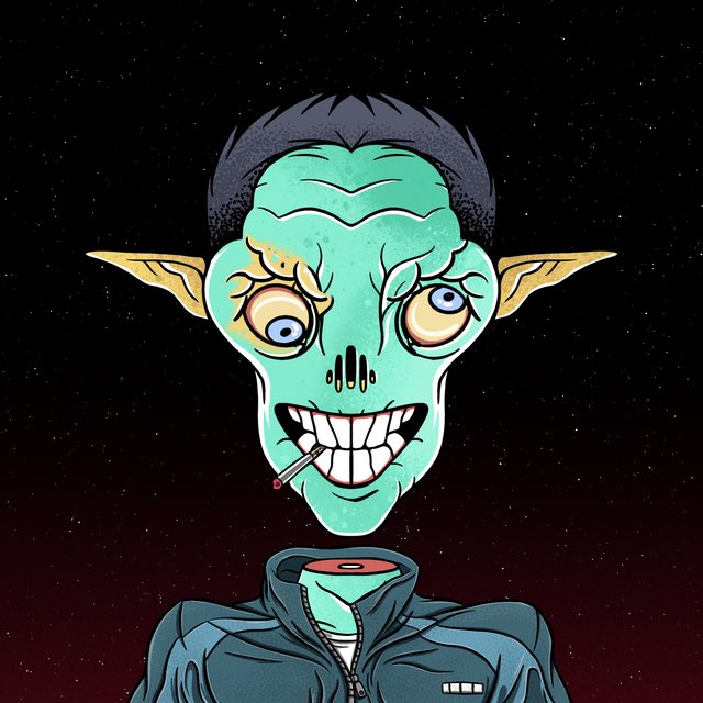 Space_Heads_NFT's tweet photo. 🧟‍♂️👽 

#SpaceHeads https://t.co/uNAmZJg6tr