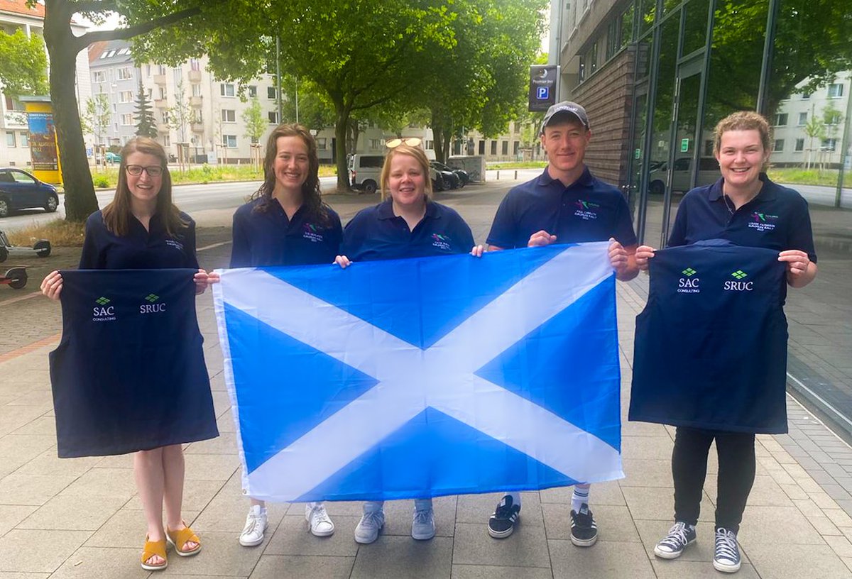 SAYFC's tweet photo. Our member representatives for the @RYEurope european rally 2022 have landed in Germany๐ฉ๐ช๐ด๓ ง๓ ข๓ ณ๓ ฃ๓ ด๓ ฟ.
They are all looking the part in their rally gear thanks to, @ConsultingSAC and @SRUC ๐
Good luck in the week ahead team!!
#yfinaction #youngfarmersis #travel https://t.co/aYVWad8k7e