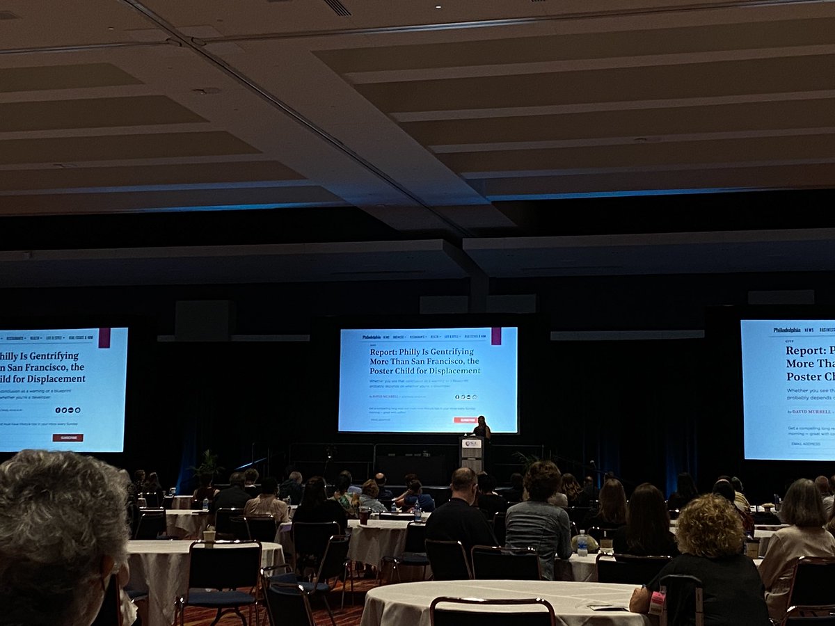 Jennifer Garcon of <a href="/Princeton/">Princeton University</a> kicks off #SLA2022 in with a fantastic talk on ‘Leveraging Library Infrastructure in Community-Centered Projects’! #bizref