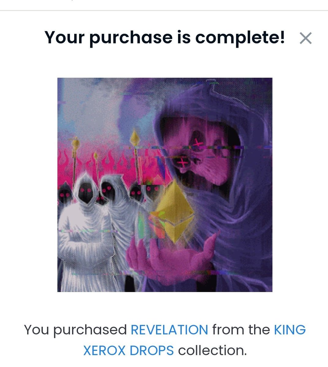 zigmarillion's tweet photo. Just jumped in on this piece by @kingxerox5 . Strong one!

Any other collectors of his works here? https://t.co/FzAYsSIpXN