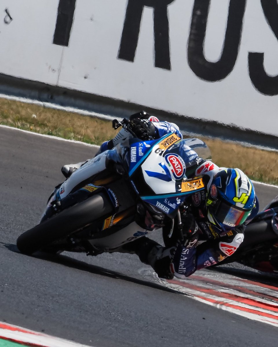WorldSBK's tweet photo. Today in #WorldSSP and #WorldSSP300... 📚

➡️ @7balda takes Most double in red-flagged Race 2 ahead of @nbulega and Manzi 🔥

➡️ @victorsteeman claims a stunning 2️⃣nd victory this season in a shortened Race 2 💥 Diaz and Lehmann complete the podium 😎

#CZEWorldSBK 🇨🇿 https://t.co/BUXb3Uiz8u
