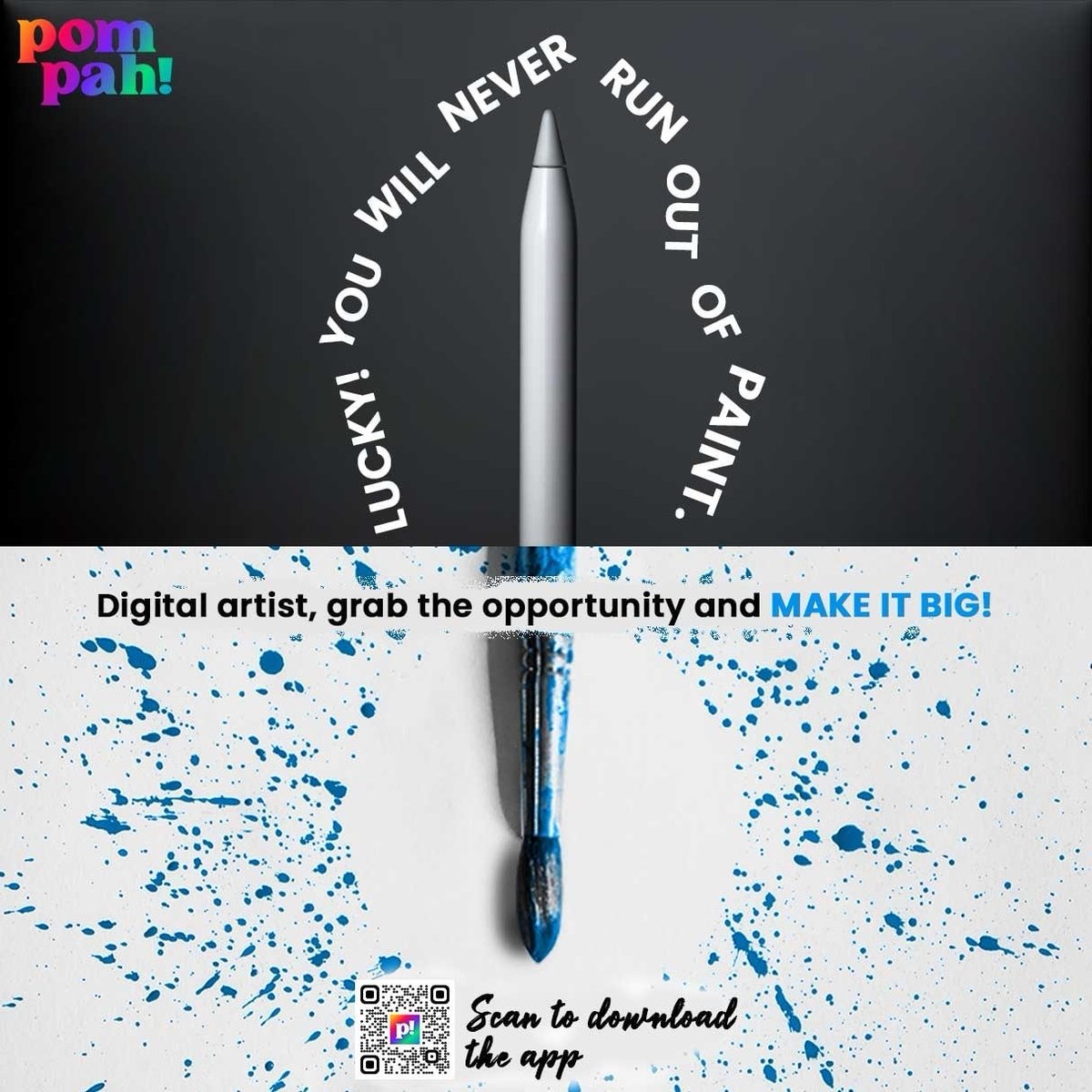 Pompah_Official's tweet photo. Sketch or paint your way out!
.
.
Stage for true artists, Pompah! https://t.co/reXuL6l5Z1