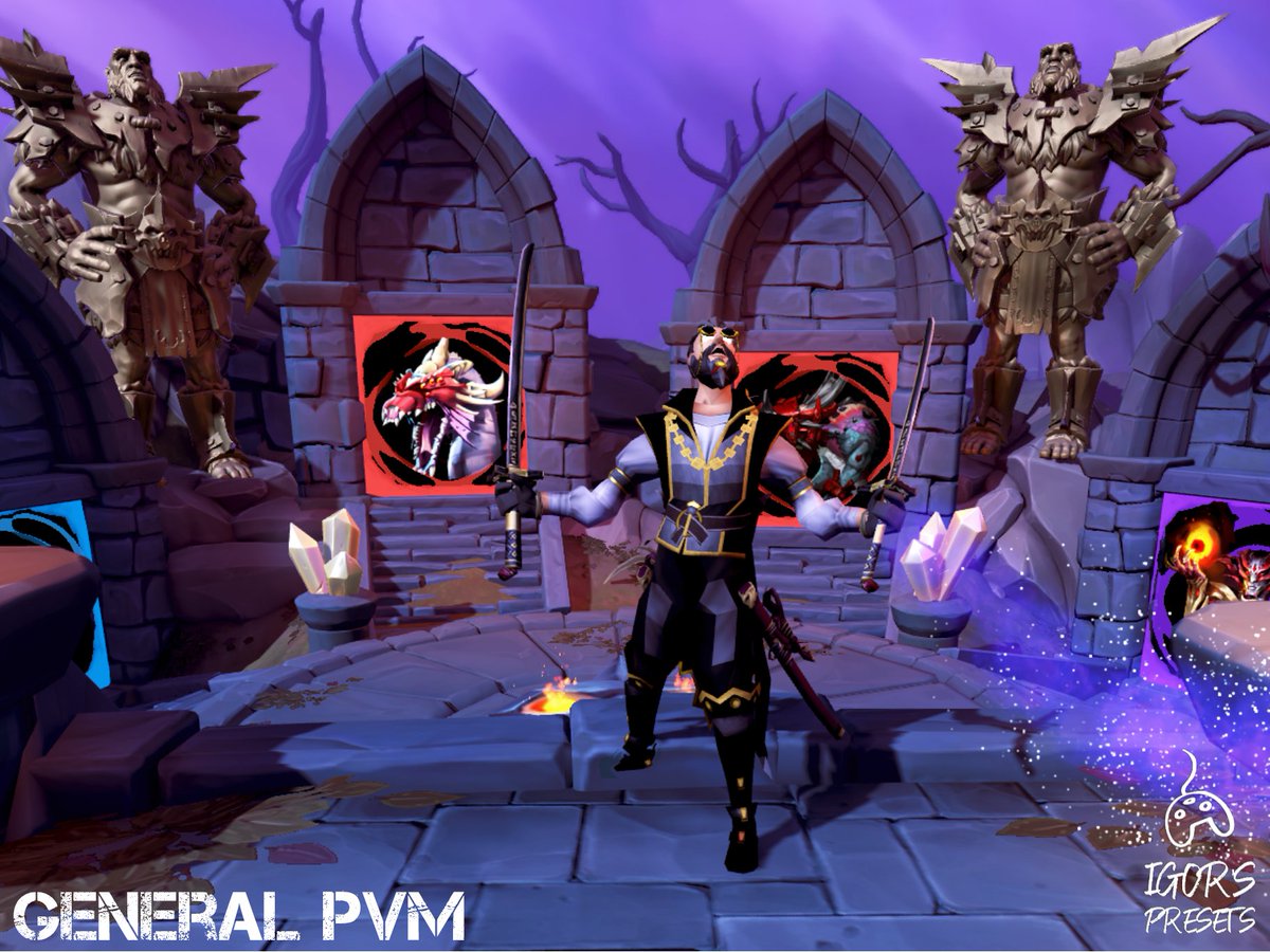 Releasing General PVM Preset in preparation for Wilderness Reborn update! Don't step foot out there without this! Keep track of your buffs &amp; keep your hp high! All assisted by this handy combat companion! 
linktr.ee/igorspresets
Keep an eye out on the roadmap for future updates!