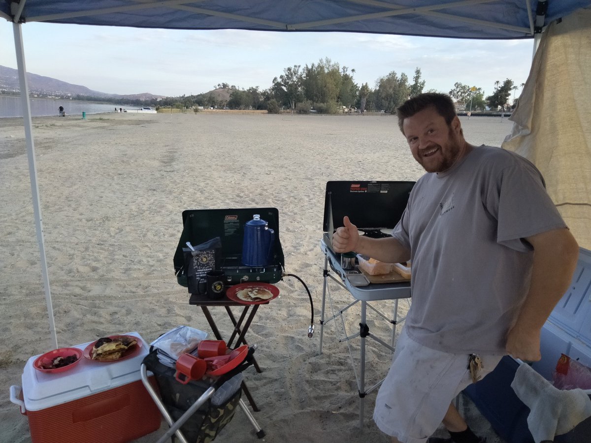 DogeLordCoffee's tweet photo. Treating the fam with fishing 🎣 and a dose of breakfast 🍳 with @DogeLordCoffee at the lake. https://t.co/OGpnXOu4Ph