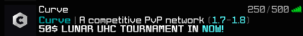 Thank you for the insane support!
We will get better servers to hold these numbers lag free in the future!