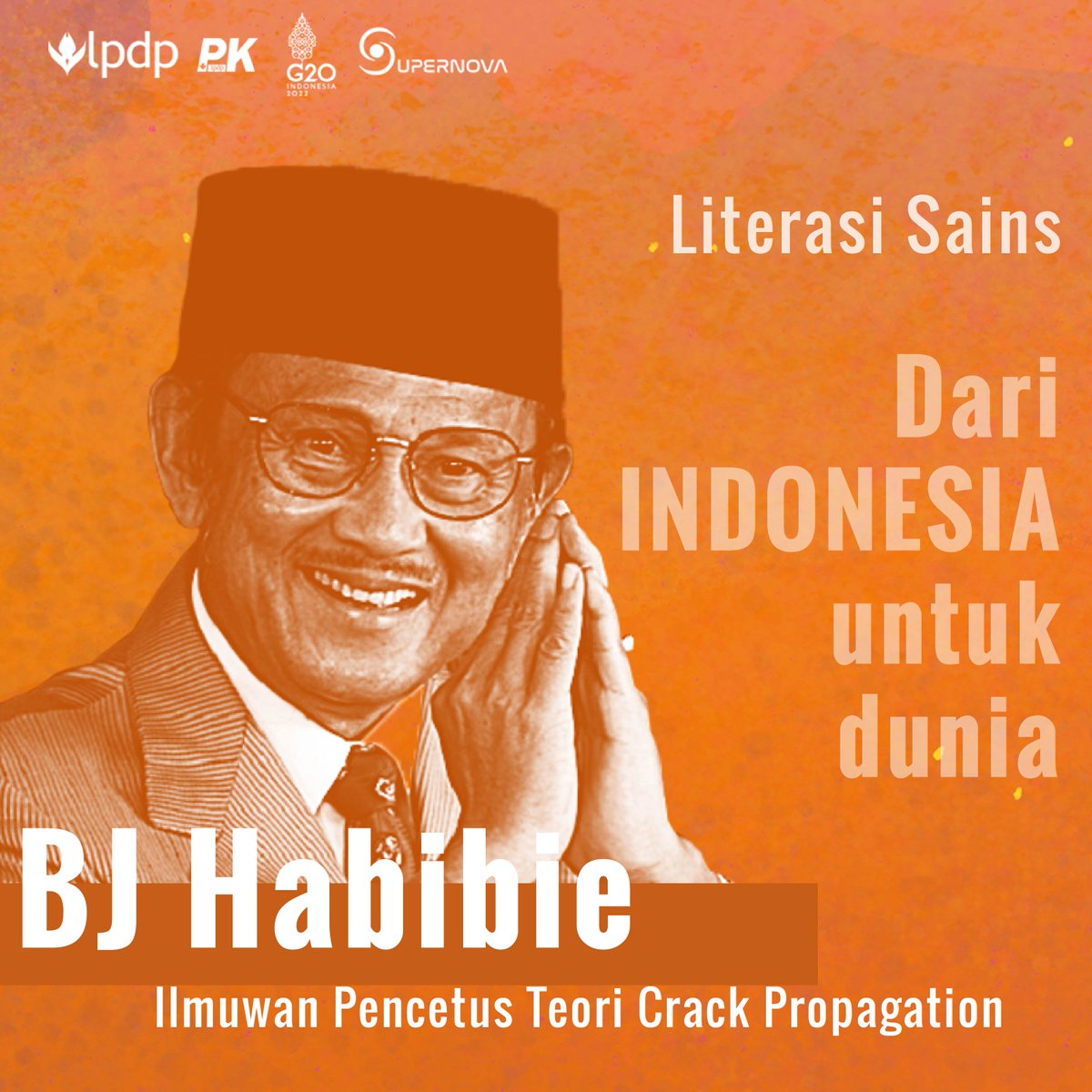 dansuyandi's tweet photo. @LPDP_RI @PK191_LPDP Tokoh ilmuwan yang pertama adalah B.J. Habibie. Salah satu penemuan yang diakui di dunia dan masih digunakan hingga sekarang adalah penemuannya terkait teori "Faktor Habibie", yang merupakan teori untuk menghitung keretakan hingga pada tingkatan atom material konstruksi pesawat. https://t.co/x0ECBTxlrk