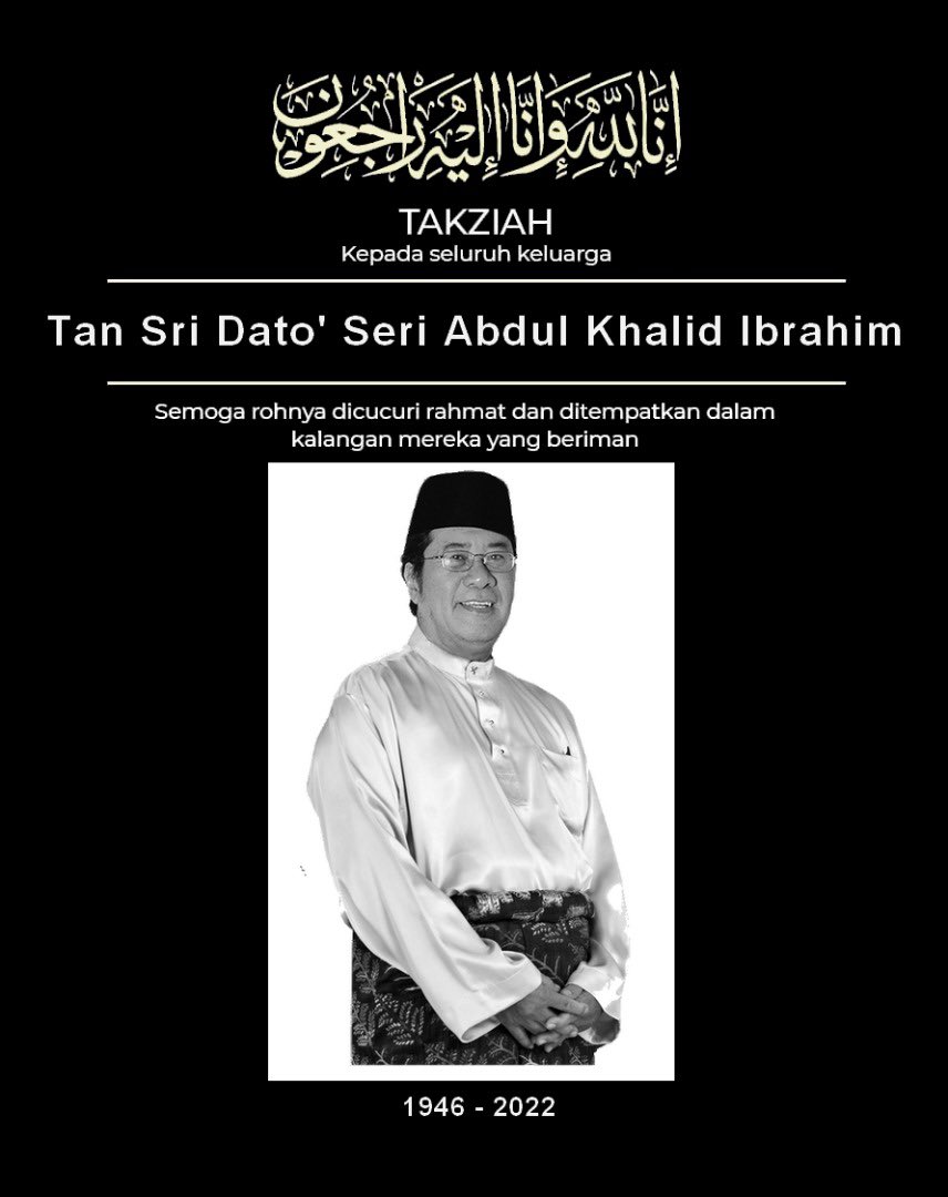 Abdul Khalid Ibrahim tweet media