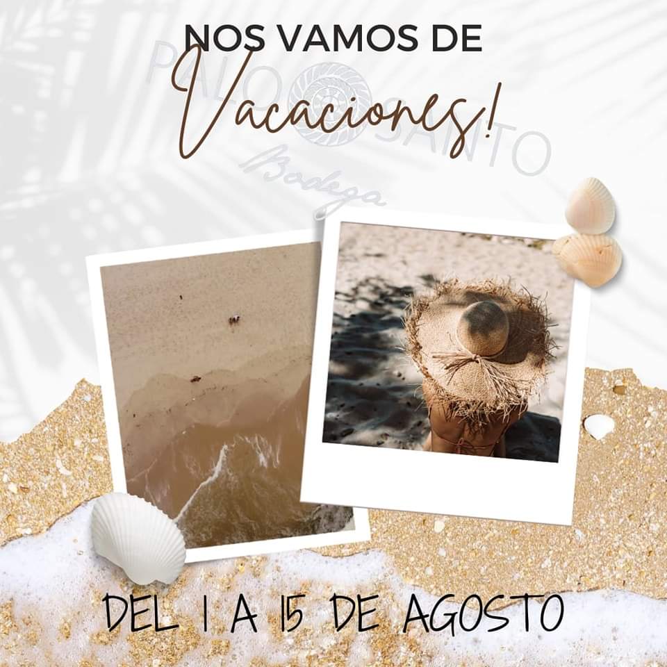 bodegapalosanto's tweet photo. Ahora si... cerramos nuestras puertas para volver cargados de energia y sueños el próximo 16 de agosto.
Os deseamos que también vosotros disfrutéis de vuestras vacaciones. https://t.co/D6uAvhx4XX