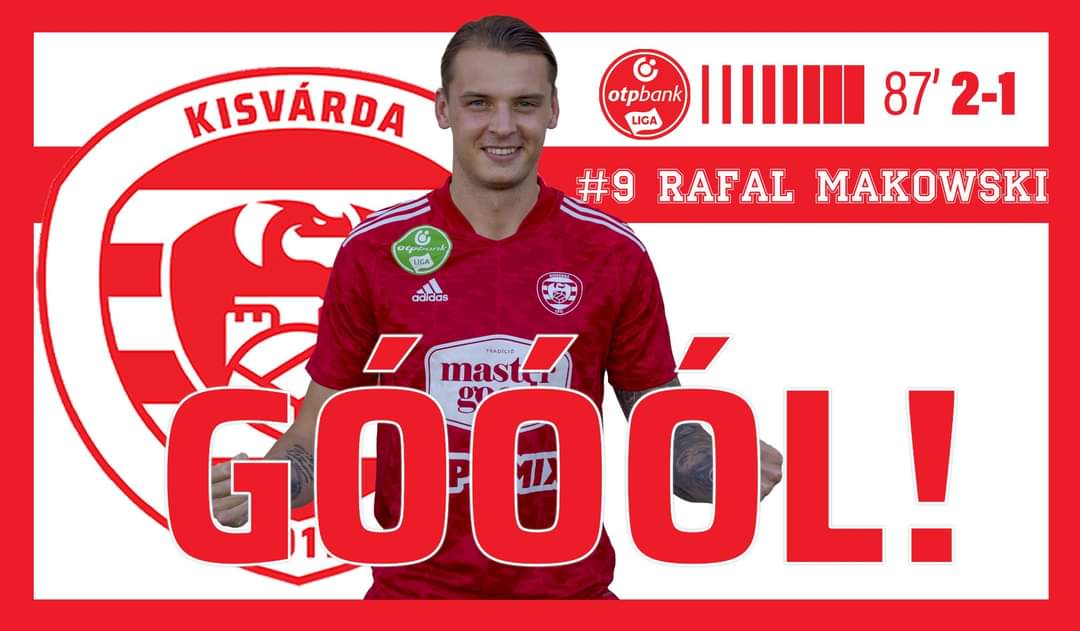 AdamikPatryk's tweet photo. ✅️ Rafał Makowski z pierwszym trafieniem na Węgrzech ⚽️🔥

#Makowski #Kisvarda #MVPUnited https://t.co/xMyhdCK4SK